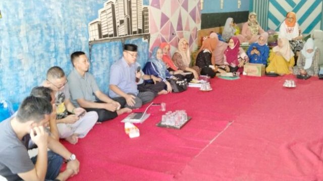 Rapat pemantapan Reuni Akbar dan Mubes Ke-2 IKA SMPN Bontonompo. Foto:Istimewa 