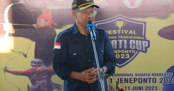 Buka Festival Olahraga Tradisional, Bupati Jeneponto: Kembangkan dan Terus Lestarikan Kearifan Lokal