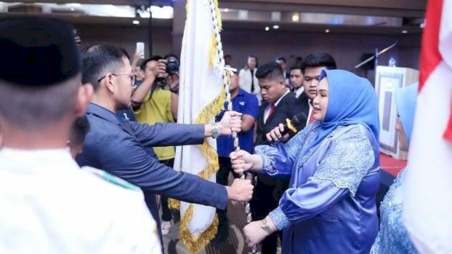 Pelantikan pengurus HIPMI PT Sulsel periode 2023-2028. Foto:Istimewa 