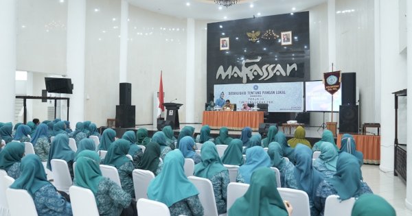 Dorong Keragaman dan Ketahanan Pangan Lokal, TP PKK Kota Makassar Gelar Sosialisasi Tingkat Kecamatan