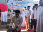 Kabag Kesra Peletakan Batu Pertama Pembangunan Masjid di NTI