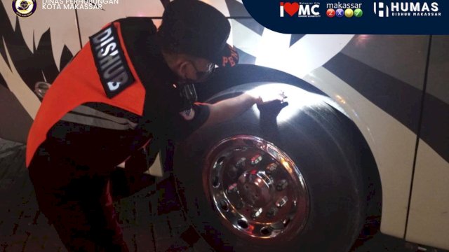 Gelar Ramp Chek di Terminal Daya, Dishub Makassar Imbau Sopir Utamakan Keselamatan Penumpang