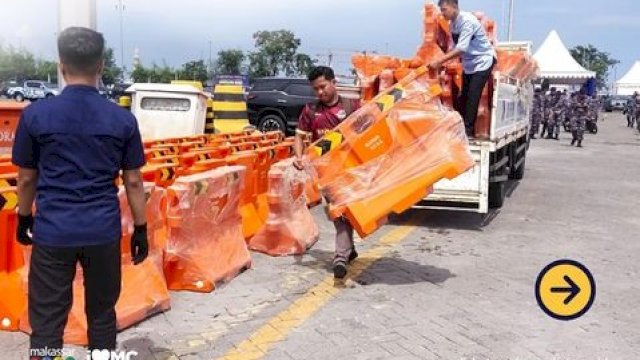 Sukseskan MNEK 2023, Dishub Makassar Siapkan Sejumlah &#8216;Barrier&#8217; di Pelabuhan