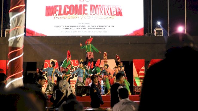 Gala Dinner Pemkot Makassar bersama KPU se-Indonesia di City Of Makassar, Rabu (26/07/2023).