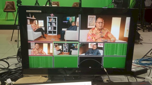 Danny Pomanto, saat menjadi narasumber pada Program ‘Teras Negeri’ yang diadakan oleh Tempo Media Grup, di Kantor Tempo Jalan Palmerah Barat Jakarta, Senin (17/04/2023).