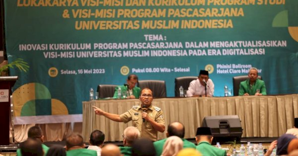 Danny Pomanto Jadi Pemateri Visi-Misi dan Kurikulum Program Pascasarjana UMI: Paparkan Makassar Twice Better