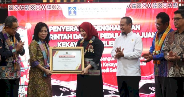 Aktif Bangun Kekayaan Intelektual, Kota Makassar Raih Penghargaan dari Kemenkumham RI