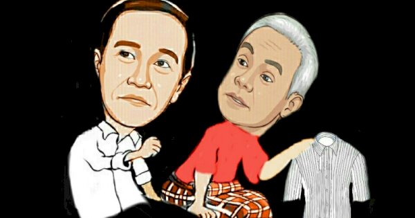 Jokowi Desain Baju Kampanye Ganjar Pranowo