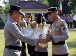 Kado HUT ke-77 Bhayangkara, Polsek Muntilan Juara Satu Lomba Kebersihan