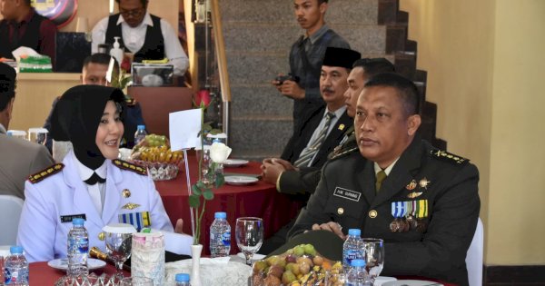 Danlanal Yogyakarta Hadiri Upacara Hari Bhayangkara ke-77 di Polda DIY