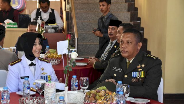 Danlanal Yogyakarta Hadiri Upacara Hari Bhayangkara ke-77 di Polda DIY