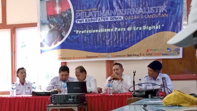 Puluhan Peserta dari Berbagai Daerah Ikuti Pelatihan Jurnalitik di Malino Gowa