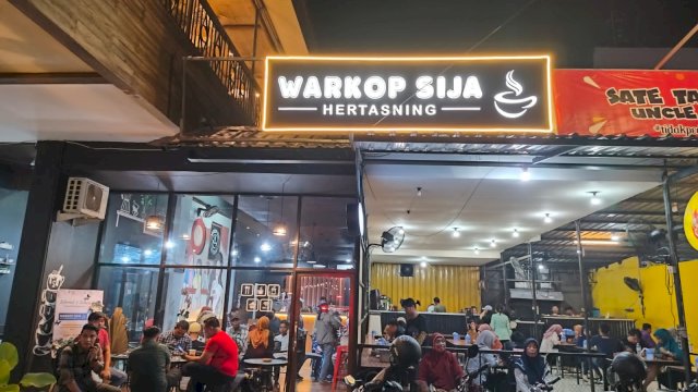 Warkop Sija dengan Aneka Menu dan Konsep Modern Hadir di Hertasning