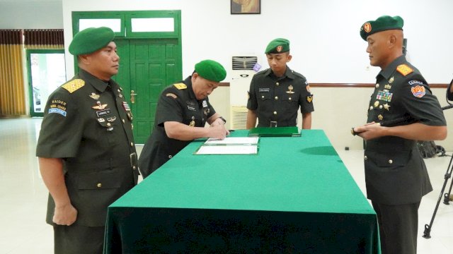 Gubernur Akmil Pimpin Sertijab Perwira dan Penerimaan Warga Baru Akmil