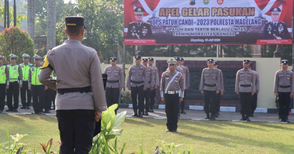 Ingat..! Operasi Patuh Candi Digelar, Polresta Magelang Akan  Padukan Tilang Etle dan Manual