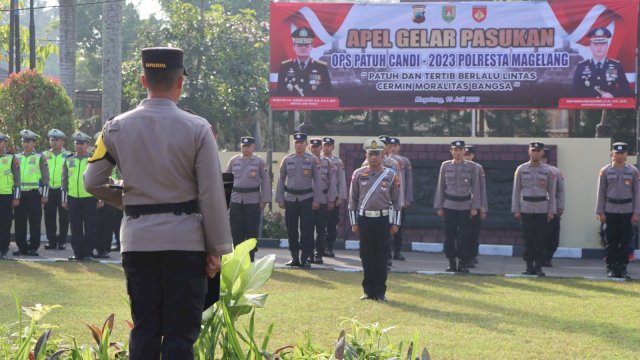 Ingat..! Operasi Patuh Candi Digelar, Polresta Magelang Akan&nbsp; Padukan Tilang Etle dan Manual