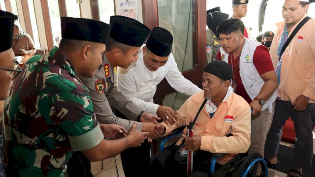 Dandim 0705/Magelang Ikut Sambut Kepulangan Jamaah Haji