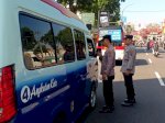 Rangkaian Operasi Patuh Candi, Polres Magelang Kota Himbau Sopir Angkot Tertib Lalulintas