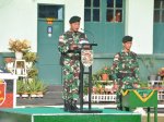 Prajurit Yonarmed 11 Kostrad Gelar Upacara Bendera