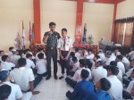 Hari Pertama Masuk Sekolah, Dua Anggota Koramil 04/Pecangaan Isi Materi Wasbang