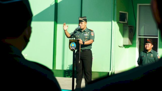 Dandim 0719/Jepara Bacakan Amanat Panglima TNI