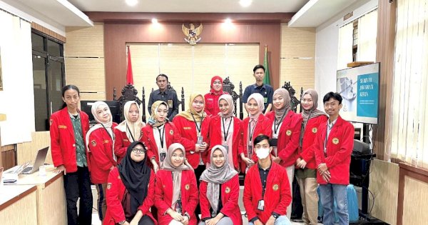 Usai Observasi, Mahasiswa KKN Tematik ‘110’ Unhas Seminar Proker Pertama di Pengadilan Agama Maros