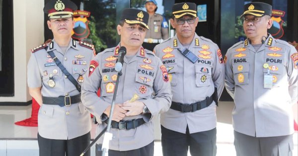4 PJU Polda Jateng Berganti dan 5 Kapolres