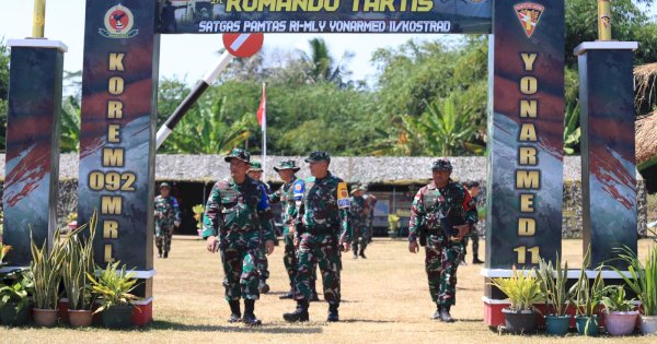 Tim Wasev Kostrad Kunjungi Kunjungi Daerah Latihan Yonarmed 11 Guntur Geni