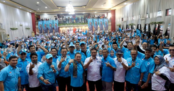 DPW dan DPD Partai Gelora Se Sulsel Mantap Dukung Prabowo Sebagai Capres