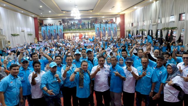 DPW dan DPD Partai Gelora Se Sulsel Mantap Dukung Prabowo Sebagai Capres