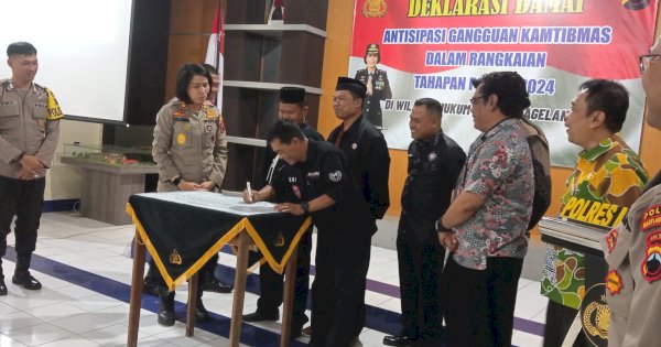 Perguruan Pencak Silat Kota Magelang Gelar Deklarasi Damai