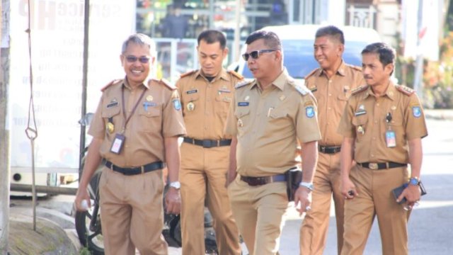 Bupati Bulukumba Muchtar Ali Yusuf bersama pimpinan OPD. Foto: dok kominfoblkb