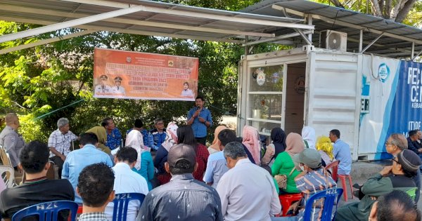 Dinas PU Sosialisasi Penyediaan PAL Domestik di Konter Kelurahan Maricaya