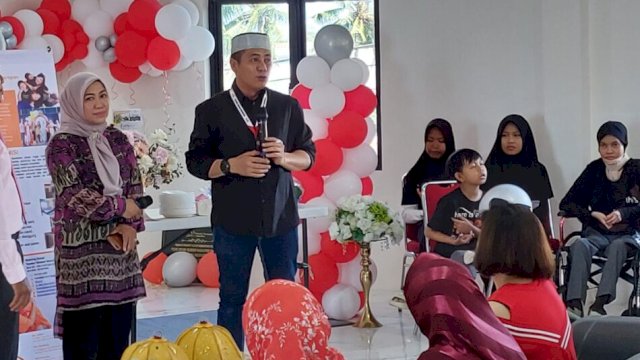 Mantan Wakil Wali Kota Makassar, Syamsu Rizal MI hadiri peresmian RHI Cabang Makassar di BTP, Jumat (18/8). 