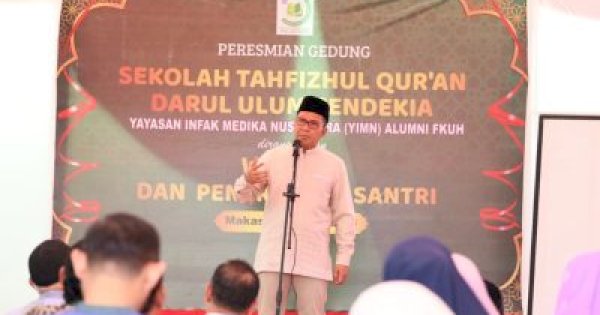 Wali Kota Makassar Resmikan Gedung Sekolah YIMN Fakultas Kedokteran Unhas