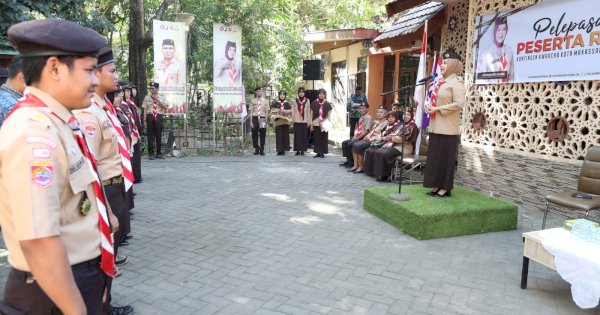 Pelepasan Peserta Rainas, Fatmawati Rusdi Ingatkan Kedepankan Sipakatau, Sipakainge, Sipakalebbi