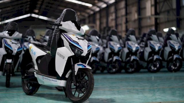 GESIT,motor listrik buatan Indonesia.Foto :dok.gesit