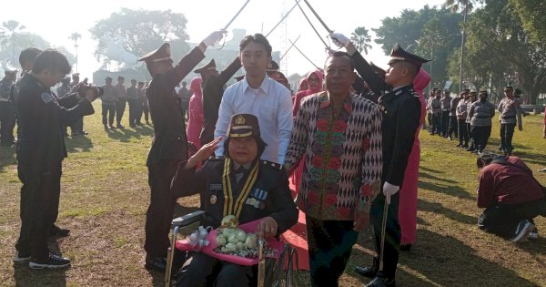 Masuki Pensiun, Kapolres Magelang Kota Pimpin Upacara Wisuda Purna Tugas