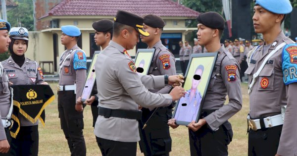 Kapolresta Magelang Pimpin Upacara Pemecatan 3 Anggota Polri