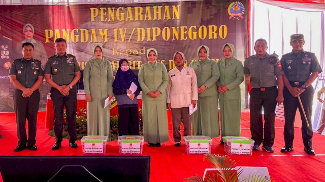 Kunjungi Kodim Jajaran, Pangdam IV/Diponegoro Pesan Jaga Harmonisasi Keluarga