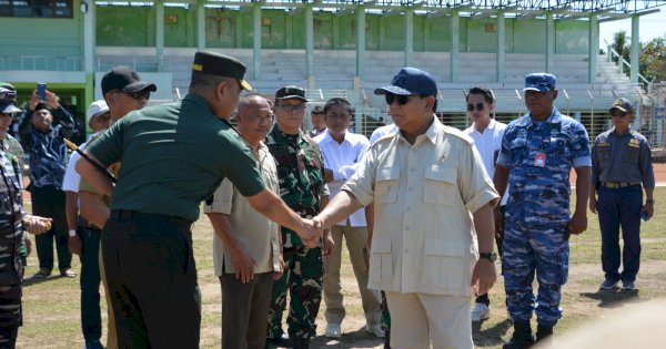 Danrem 072/Pamungkas Dampingi Menhan Serahkan Bantuan Sumur Bor di Gunungkidul