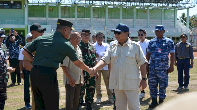 Danrem 072/Pamungkas Dampingi Menhan Serahkan Bantuan Sumur Bor di Gunungkidul