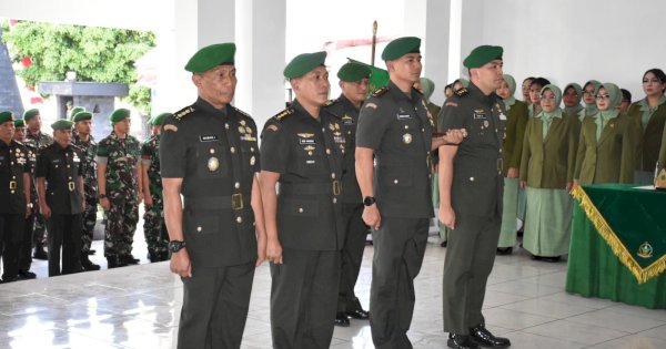 Dua Pejabat Utama Korem 072/Pamungkas Berganti