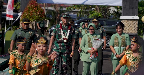 Danrem 072/Pamungkas Kunjungi Kodim 0730/Gunung Kidul