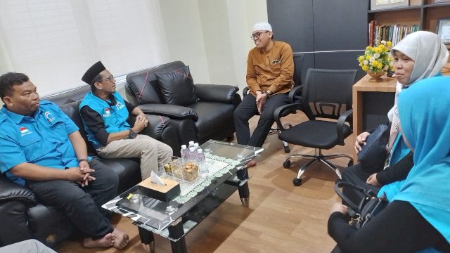 Kunjungi Wahdah Islamiyah Makassar, Partai Gelora Siap Kolaborasi Dalam Dakwah
