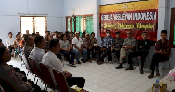 Minggu Kasih Polresta Magelang, Kapolresta Sambangi Sekolah Tinggi Ilmu Teologi