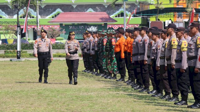 Satgas Penanggulangan Kebakaran Demonstrasi di Hadapan Kapolres Magelang Kota