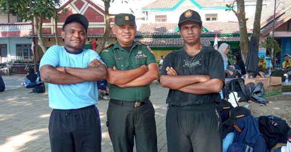 Dua Putra Papua Lolos Tim Paskibra di Muntilan Magelang