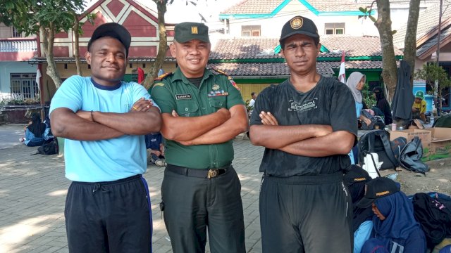 Dua Putra Papua Lolos Tim Paskibra di Muntilan Magelang