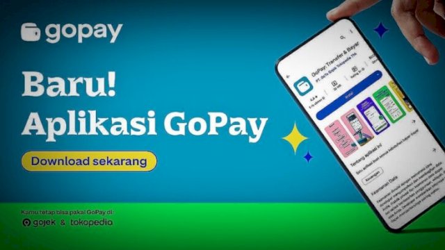 Aplikasi GoPay.Foto:instagram@gopayindonesia